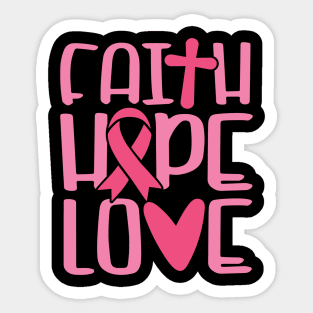 Faith Hope Love Sticker